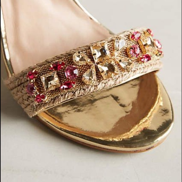 Raphaella Booz Jeweled Raffia Heels - Picture 10 of 10